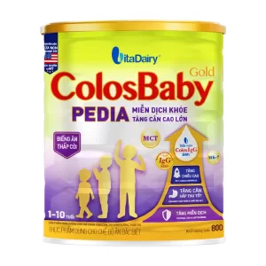 Sữa ColosBaby Gold Pedia 800g tăng miễn dịch, tăng cân