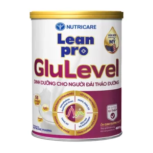 Sữa Leanpro GluLevel Nutricare 400g dành cho bệnh nhân tiểu đường