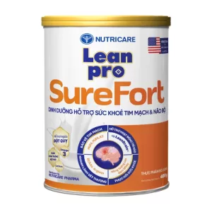 Sữa Leanpro SureFort Nutricare 400g hỗ trợ tim mạch và não bộ