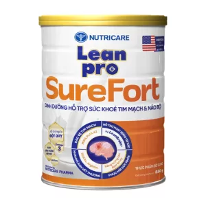 Sữa Leanpro SureFort Nutricare 850g hỗ trợ tim mạch và não bộ