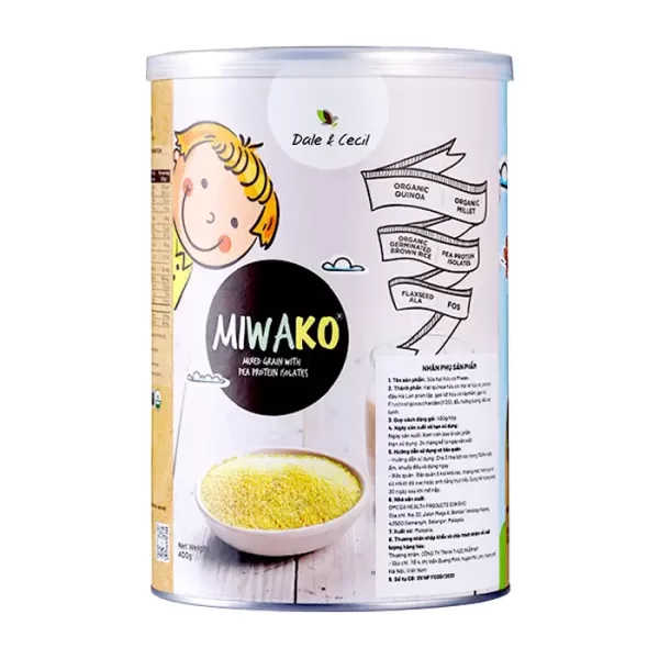 Sữa thực vật hữu cơ Miwako 400g - Vị gạo