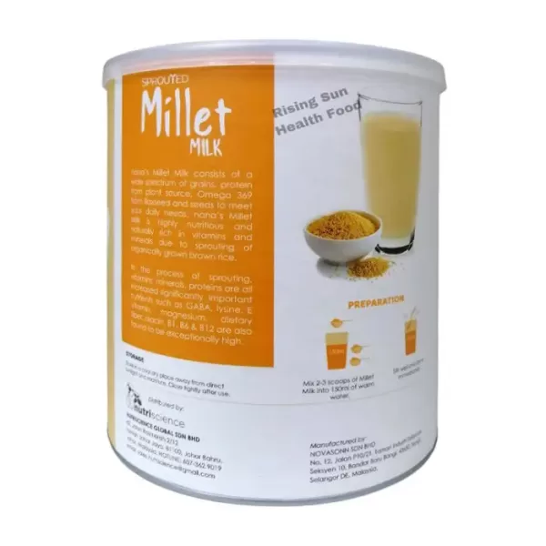 Sữa thực vật hữu cơ Millet Milk Nana 700g