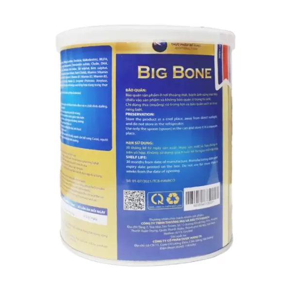 Sữa non Big Bone 900g tăng cường miễn dịch, chắc khoẻ xương khớp