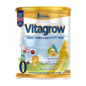 Sữa Vitagrow 0 Vitadairy 900g tăng chiều cao vượt trội