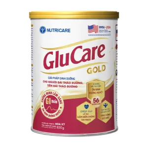 Sữa Glucare Gold Nutricare 850g dành cho người tiểu đường