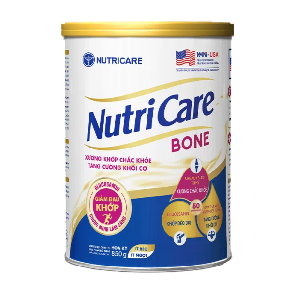 Sữa Nutricare Bone 850g hỗ trợ xương khớp