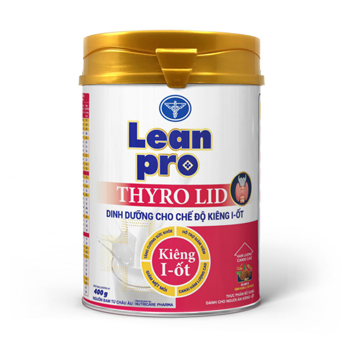 Sữa dinh dưỡng y học kiêng i ốt Leanpro Thyro Lid