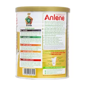 Sữa Anlene Gold 5X 400g hương Vani - Tăng cường sức khoẻ xương khớp