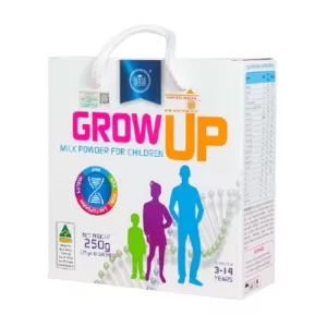 Sữa Camel Grow Up Royal AUSNZ 10 gói x 25g tăng chiều cao cho bé từ 3 – 14 tuổi