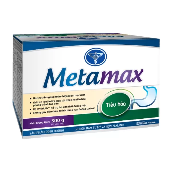 Sữa Metamax Nutricare 10 gói x 30g - Sữa tốt tiêu hoá