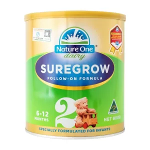 Sữa tăng cân SureGrow 2 Nature One Dairy 600g cho bé từ 6-12 tháng tuổi