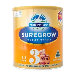 Sữa tăng cân SureGrow 3 Nature One Dairy 600g cho bé từ 1 - 3 tuổi