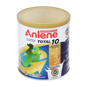 Anlene Total 10 hương vani 800g - Bổ sung dinh dưỡng cho người trên 40 tuổi