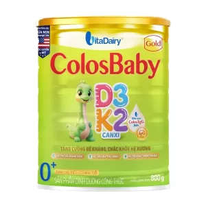 Colosbaby Gold D3K2 0+ 800g - Sữa cho trẻ từ 0-1 tuổi