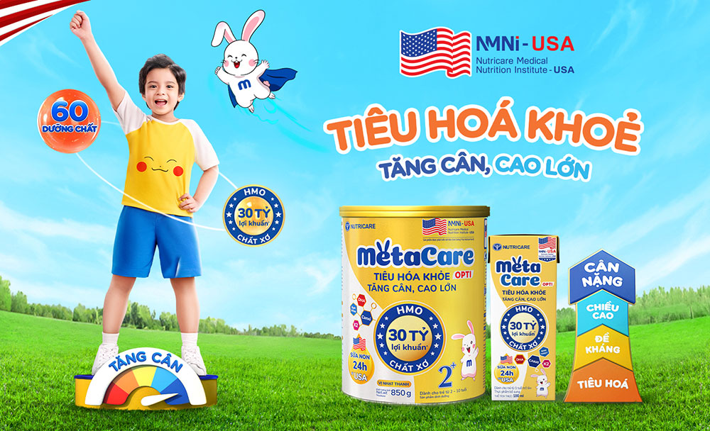 Metacare Opti 0+ Nutricare 400g - Sữa bột cho trẻ 0-12 tháng tuổi