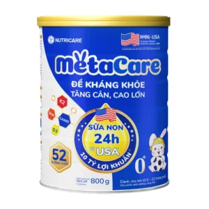 MetaCare 0+ Nutricare 800g – Sữa tăng đề kháng, tăng cân