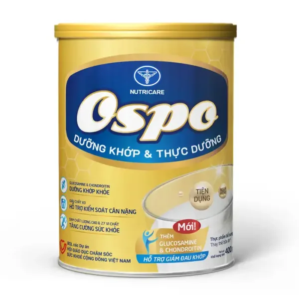 Ospo Nutricare 400g – Sữa hỗ trợ xương khớp